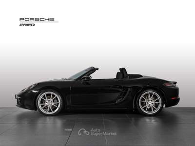 Porsche Boxster 718 300cv pdk-Sed. Riscaldati-Navi-Iva esposta Nero usata Grandate