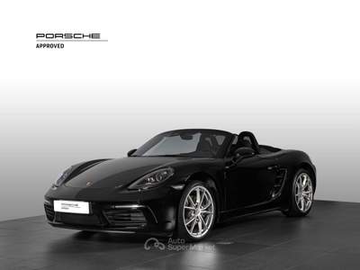 Porsche Boxster 718 300cv pdk-Sed. Riscaldati-Navi-Iva esposta Nero usata Grandate