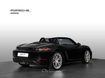 Porsche Boxster 718 300cv pdk-Sed. Riscaldati-Navi-Iva esposta Nero usata Grandate