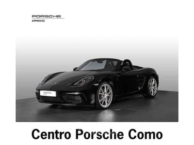 Porsche Boxster 718 300cv pdk-Sed. Riscaldati-Navi-Iva esposta Nero usata Grandate