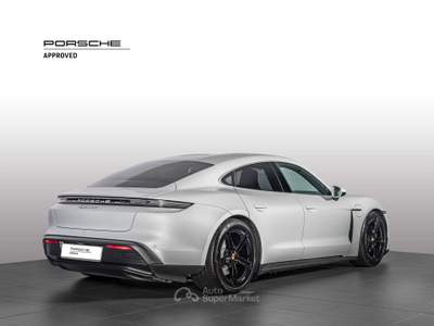 Porsche Taycan NEW 4S Performance BatteryPlus-Display Passeggero Argento usata Grandate