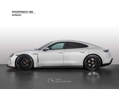 Porsche Taycan NEW 4S Performance BatteryPlus-Display Passeggero Argento usata Grandate