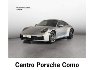 Porsche 911 4S 450CV - Tetto -  Sed. Ventilati - Entry&Drive Argento usata Grandate