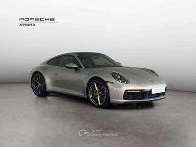 Porsche 911 4S 450CV - Tetto -  Sed. Ventilati - Entry&Drive Argento usata Grandate