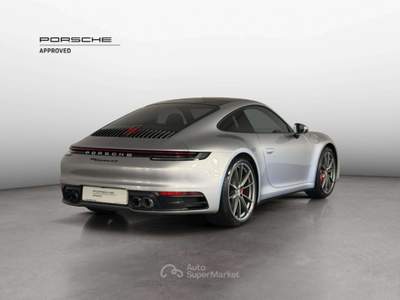 Porsche 911 4S 450CV - Tetto -  Sed. Ventilati - Entry&Drive Argento usata Grandate