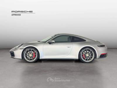 Porsche 911 4S 450CV - Tetto -  Sed. Ventilati - Entry&Drive Argento usata Grandate