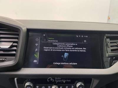 Audi A1 SPB 30 TFSI 1.0 tfsi Admired 110CV *OK NEOPA.* Grigio usata Andalo Valtellino