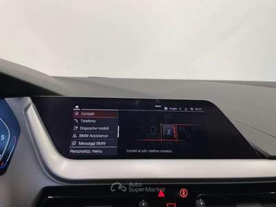 BMW Serie 1 116d 116 d 1.5D 5p. Advantage Aut. * OK NEOPATENTATI * Blu/Azzurro usata Andalo Valtellino
