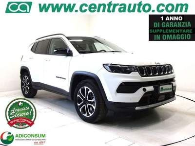 Jeep Compass 1.3 Turbo T4 PHEV AT6 4xe Limited Plug in 190CV Bianco usata Andalo Valtellino