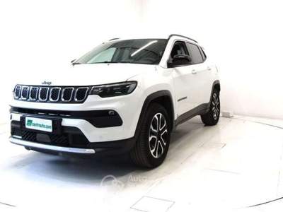 Jeep Compass 1.3 Turbo T4 PHEV AT6 4xe Limited Plug in 190CV Bianco usata Andalo Valtellino