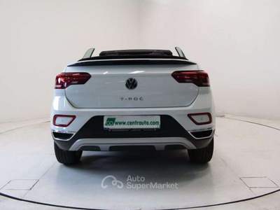 Volkswagen T-Roc Cabrio 1.0 TSI Style 3P Manuale  110CV Bianco usata Andalo Valtellino