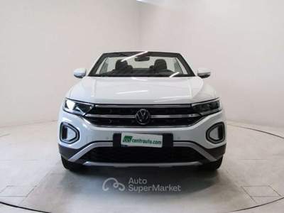 Volkswagen T-Roc Cabrio 1.0 TSI Style 3P Manuale  110CV Bianco usata Andalo Valtellino