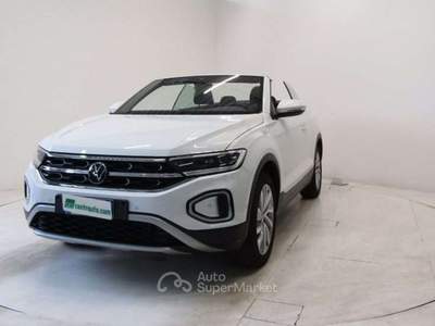 Volkswagen T-Roc Cabrio 1.0 TSI Style 3P Manuale  110CV Bianco usata Andalo Valtellino