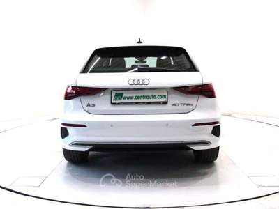 Audi A3 SPB 40 1.4 TFSIe S tronic Plug in Advanced 204CV Bianco usata Andalo Valtellino