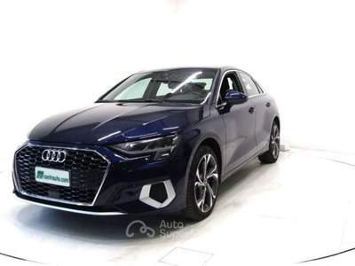 Audi A3 Sedan 30 1.0 TFSI S tronic Business Advanced MHEV Blu/Azzurro usata Andalo Valtellino