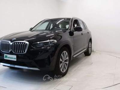 BMW X3 X3 xDrive20d 48V MHEV Aut. * PELLE * 190CV * Nero usata Andalo Valtellino