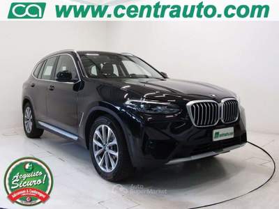 BMW X3 X3 xDrive20d 48V MHEV Aut. * PELLE * 190CV * Nero usata Andalo Valtellino