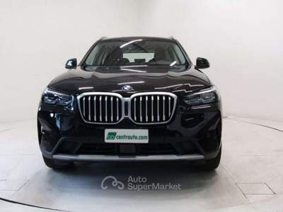 BMW X3 X3 xDrive20d 48V MHEV Aut. * PELLE * 190CV * Nero usata Andalo Valtellino