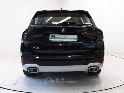 BMW X3 X3 xDrive20d 48V MHEV Aut. * PELLE * 190CV * Nero usata Andalo Valtellino
