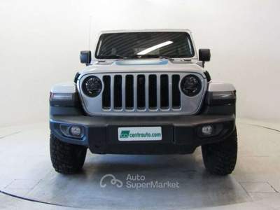 Jeep Wrangler Unlimited 2.0 PHEV ATX 4xe Rubicon Plug in hybrid Argento usata Andalo Valtellino