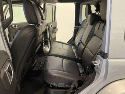Jeep Wrangler Unlimited 2.0 PHEV ATX 4xe Rubicon Plug in hybrid Argento usata Andalo Valtellino