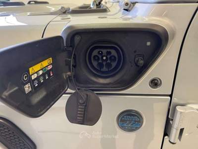 Jeep Wrangler Unlimited 2.0 PHEV ATX 4xe Rubicon Plug in hybrid Argento usata Andalo Valtellino