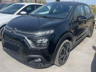 Citroen C3 pure tech 83 s&s plus my72 Nero usata Fisciano