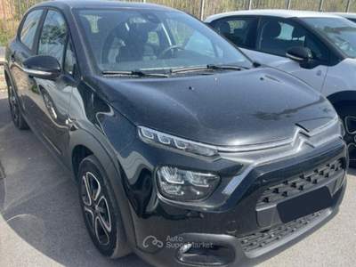 Citroen C3 pure tech 83 s&s plus my72 Nero usata Fisciano