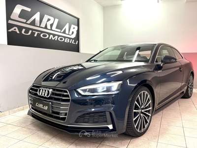 Audi A5 Coupe 40 2.0 tdi Sport 190cv s-tronic S Line EXT Blu/Azzurro usata Grugliasco