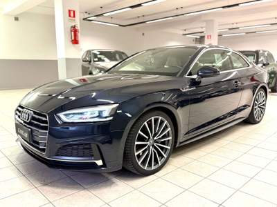 Audi A5 Coupe 40 2.0 tdi Sport 190cv s-tronic S Line EXT Blu/Azzurro usata Grugliasco