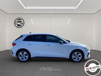 Audi A3 SPB 45 TFSI e S tronic S LINE 245 cv Bianco usata Roma