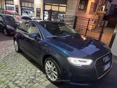Audi A3 SPB 1.6 TDI S tronic Sport Blu/Azzurro usata Roma