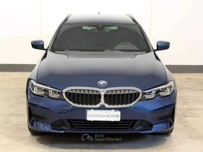 BMW Serie 3 318d 318 d Touring mhev 48V auto *PREZZO REALE* Blu/Azzurro usata Torbole Casaglia