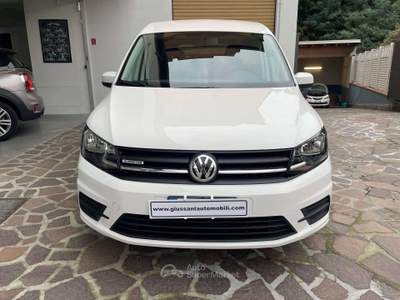 Volkswagen Caddy 1.4 TGI Trendline 7 POSTI UNICO PROPRIETARIO BELLISSIMO Bianco usata Cesano Maderno