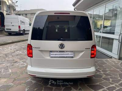 Volkswagen Caddy 1.4 TGI Trendline 7 POSTI UNICO PROPRIETARIO BELLISSIMO Bianco usata Cesano Maderno