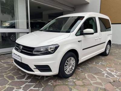 Volkswagen Caddy 1.4 TGI Trendline 7 POSTI UNICO PROPRIETARIO BELLISSIMO Bianco usata Cesano Maderno