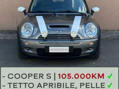 MINI Cooper Cooper S, 105.000km, Tetto Panoramico, Pelle Grigio usata Brescia