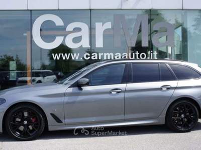 BMW Serie 5 520d 520 d 48V xDrive Touring Msport PRO LISTINO 82.660€ Grigio usata Manzano