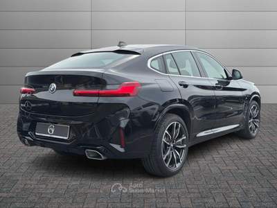 BMW X4 X4 xdrive20d mhev 48v msport auto Nero usata Cuneo