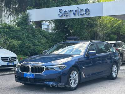 BMW Serie 5 530d 530 530d 48V xDrive Touring Business Blu/Azzurro usata San Lazzaro di Savena