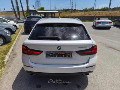 BMW Serie 5 520d d 48V Touring Msport Bianco usata Milazzo