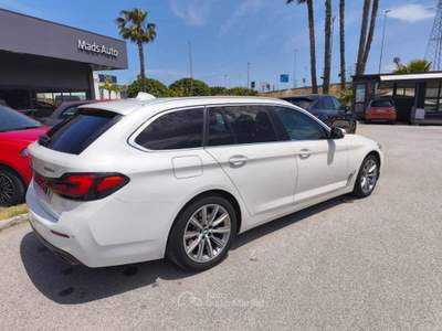 BMW Serie 5 520d d 48V Touring Msport Bianco usata Milazzo