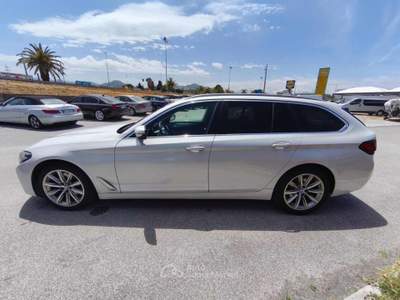 BMW Serie 5 520d d 48V Touring Msport Bianco usata Milazzo