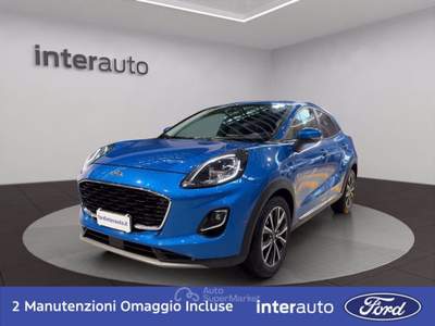 Ford Puma 1.0 EcoBoost Hybrid 125 CV S&S Titanium Blu/Azzurro usata Monza