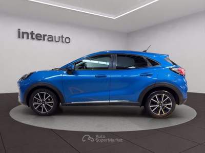 Ford Puma 1.0 EcoBoost Hybrid 125 CV S&S Titanium Blu/Azzurro usata Monza