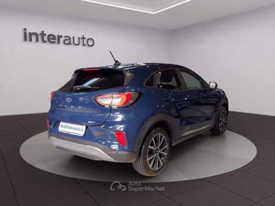 Ford Puma 1.0 EcoBoost Hybrid 125 CV S&S aut. Titanium Blu/Azzurro usata Liscate