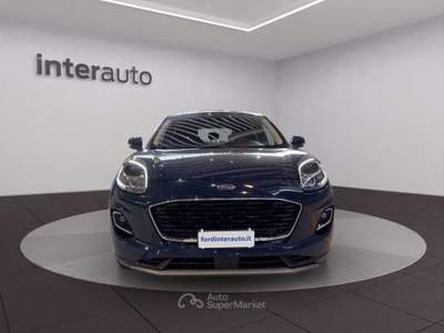 Ford Puma 1.0 EcoBoost Hybrid 125 CV S&S aut. Titanium Blu/Azzurro usata Liscate