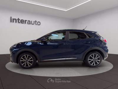 Ford Puma 1.0 EcoBoost Hybrid 125 CV S&S aut. Titanium Blu/Azzurro usata Liscate