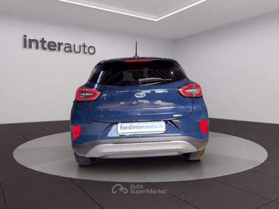 Ford Puma 1.0 EcoBoost Hybrid 125 CV S&S aut. Titanium Blu/Azzurro usata Liscate