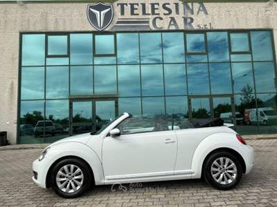 Volkswagen Maggiolino 1.6 tdi CABRIO Bianco usata San Salvatore Telesino